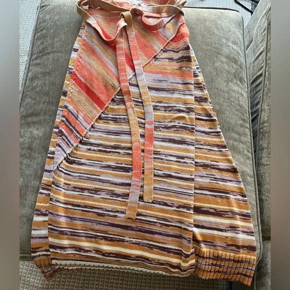 Jonathan Simkhai Space Dye Matching Set (Knit Tank Wrap Raelle Skirt) - Picture 8 of 11